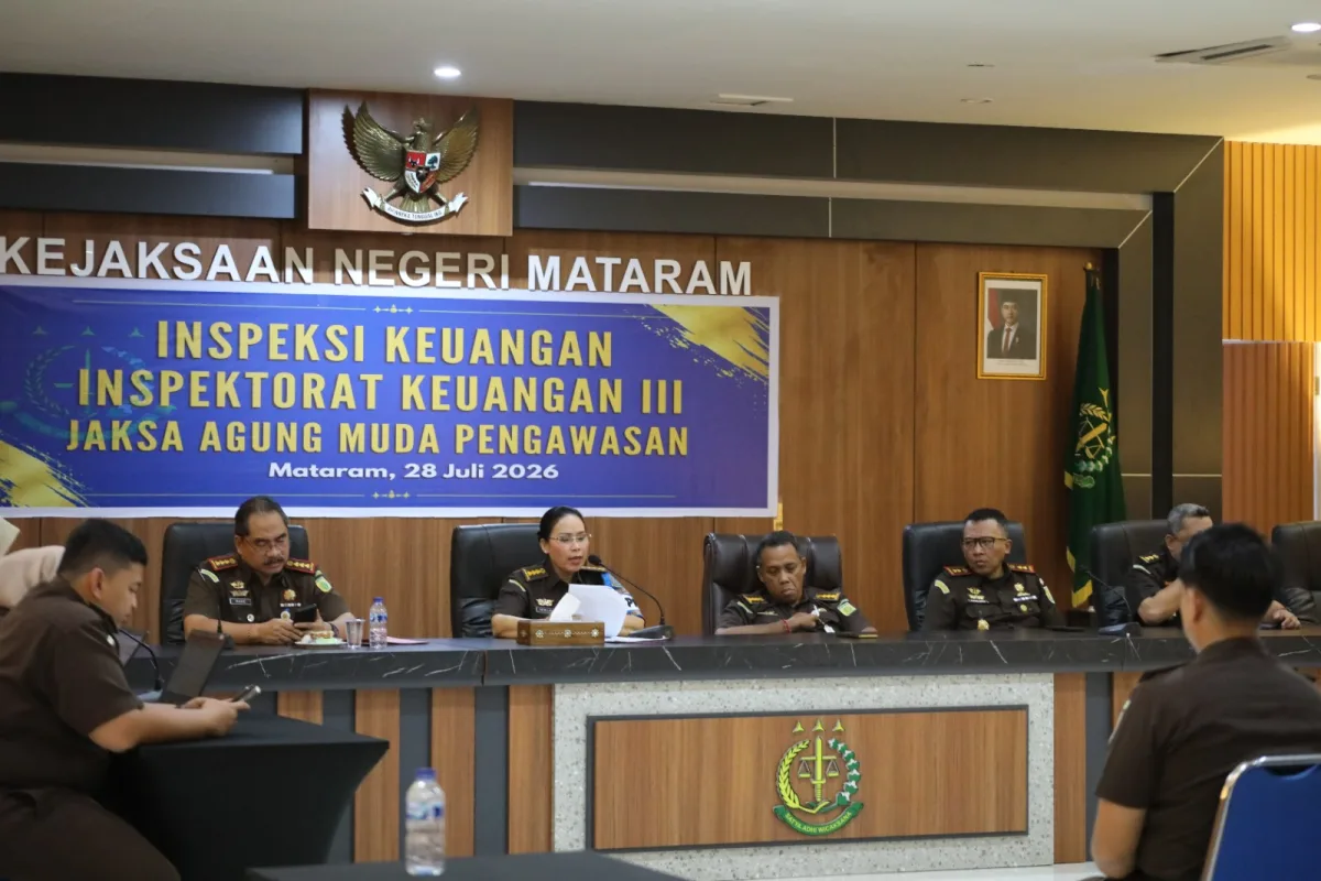 Inspektur III JAM Pengawasan Laksanakan Inspeksi Khusus Keuangan di Kejari Mataram