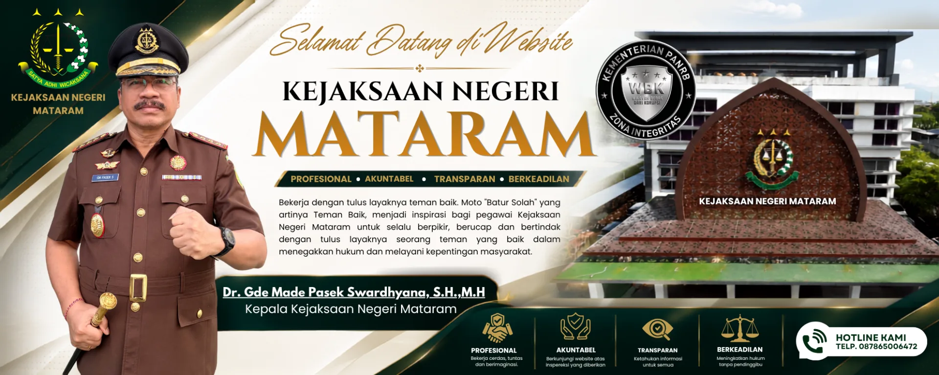 Banner Kejaksaan Negeri Mataram